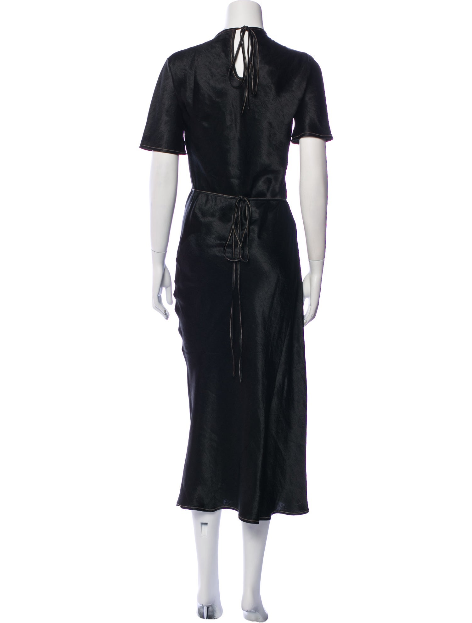 Acne Studios Crew Neck Long Dress